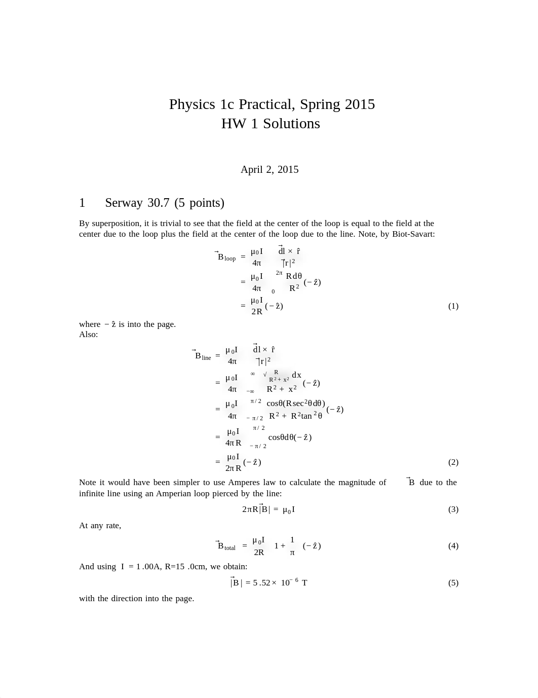 PHYS 1CP Spring 2015 Problem Set 1 Solutions_d694ckok8kf_page1