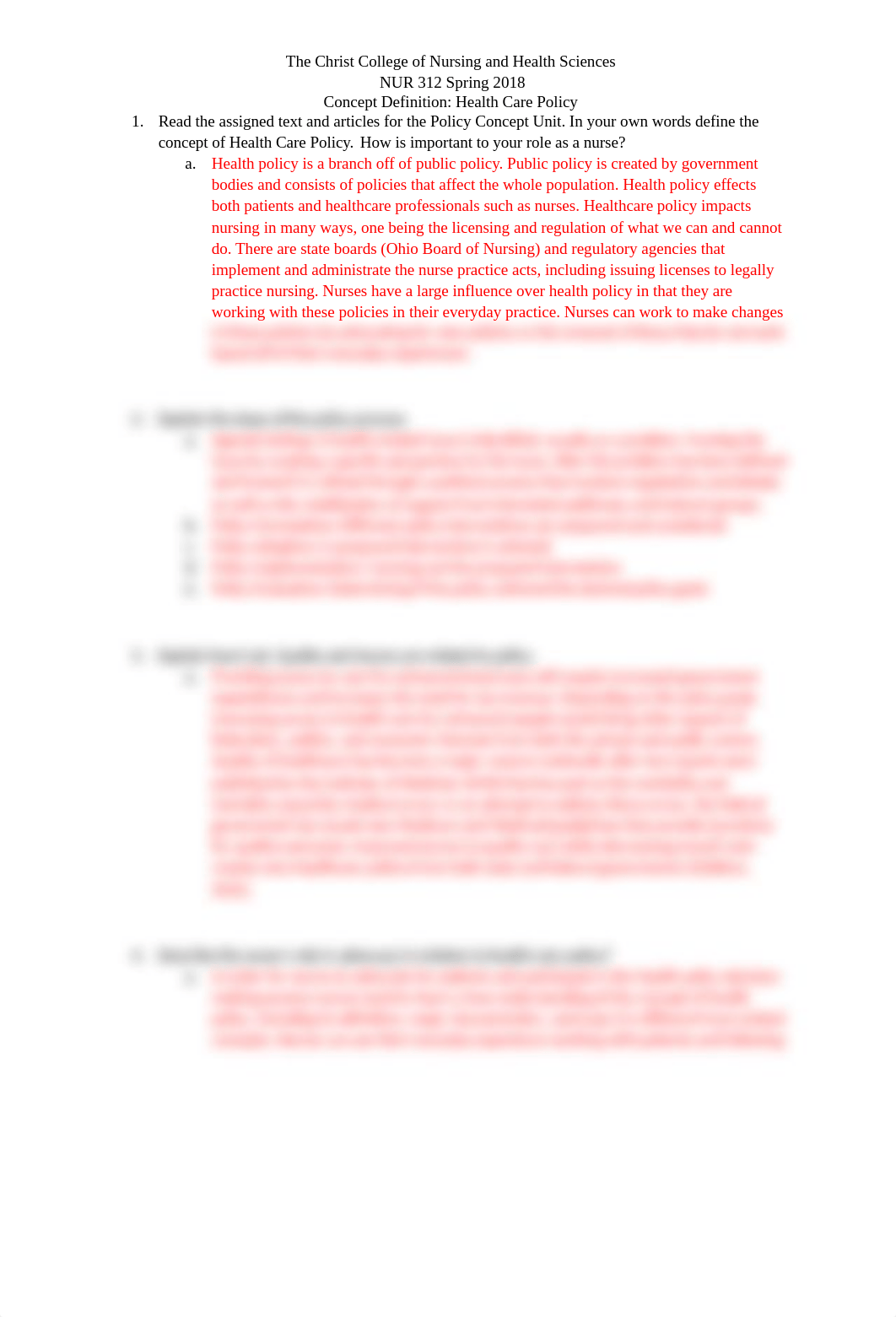 NUR 312 Concept Definition Health Care Policy.docx_d69ikoypfxn_page1