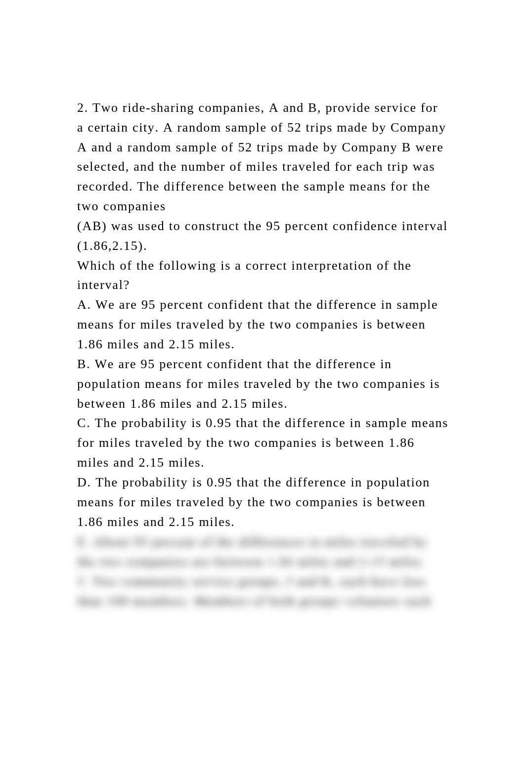 2. Two ride-sharing companies, A and B, provide service for a cert.docx_d69xzoi58l1_page2