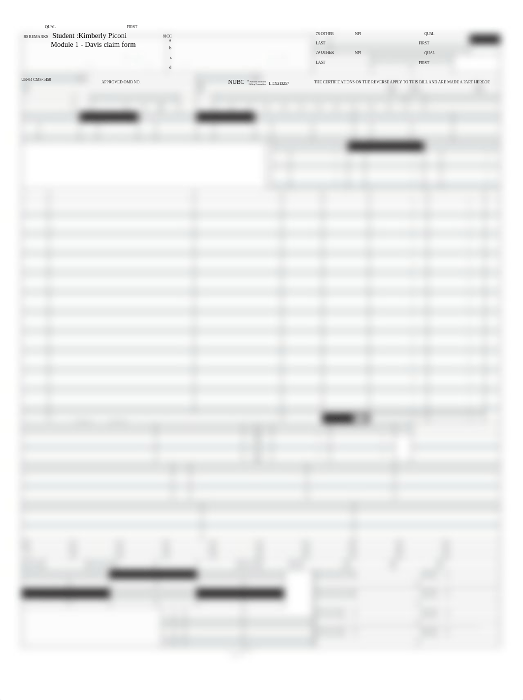 UB-04 Davis claim form-Kimberly P Graded.docx_d6a48lt4ubd_page2