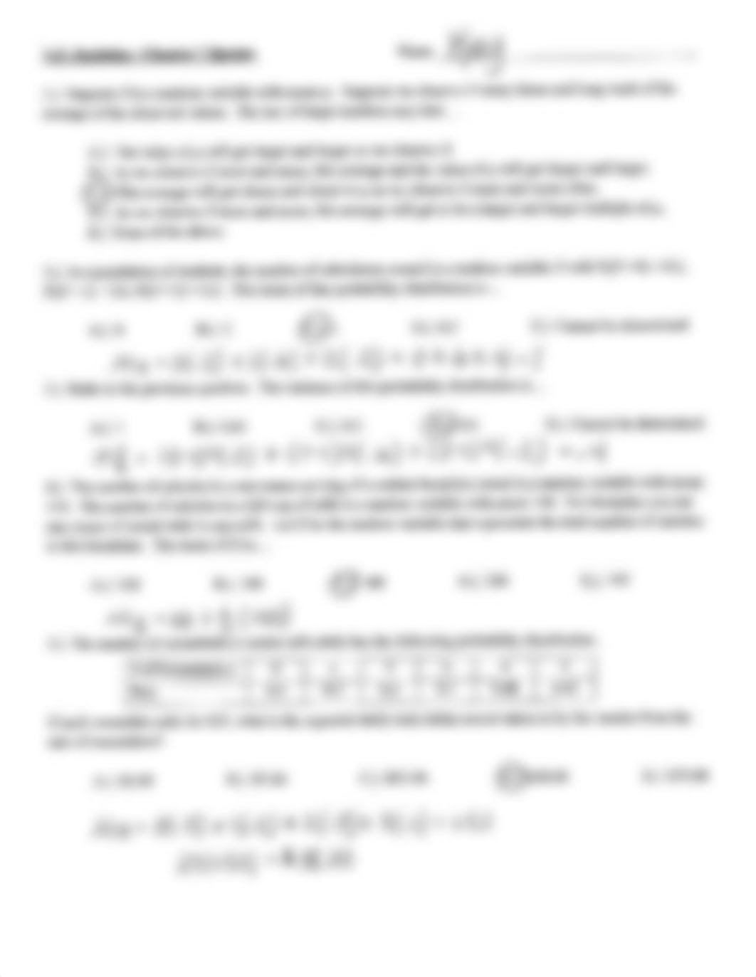 A.P. Statistics Chapter 7 Review #2 Key_d6au1m1rb1p_page1