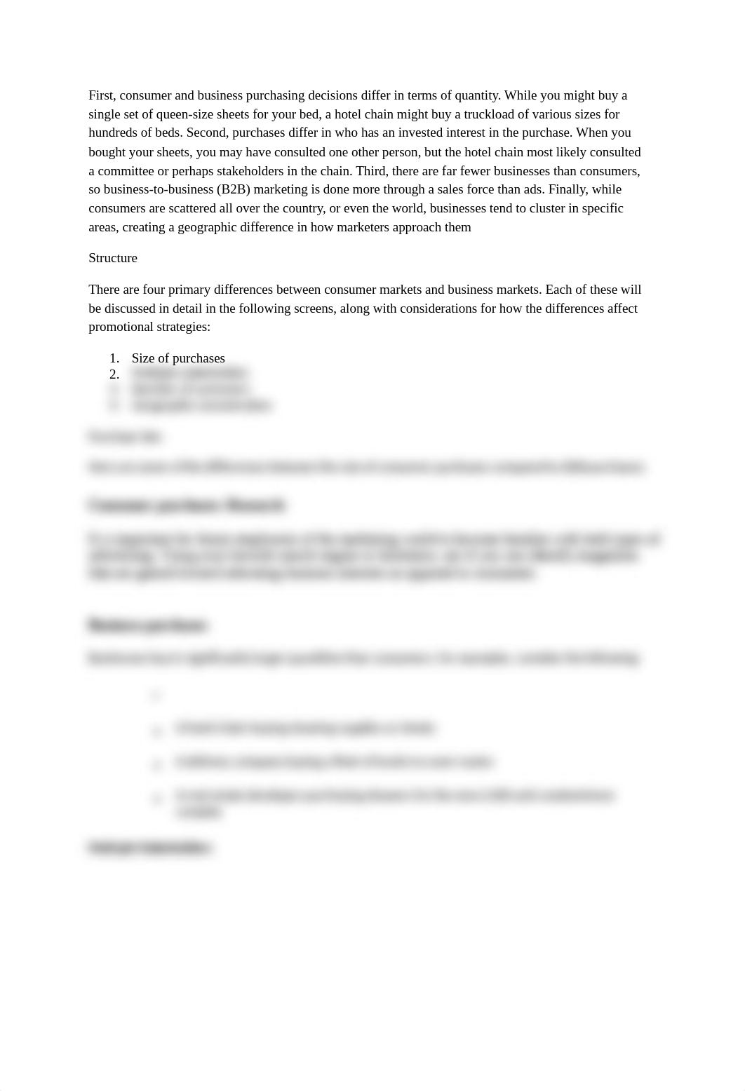 Study guide Lesson 7  Principles of Marketing 3 diff levels Marketers make decisions for service and_d6aufuopd23_page2