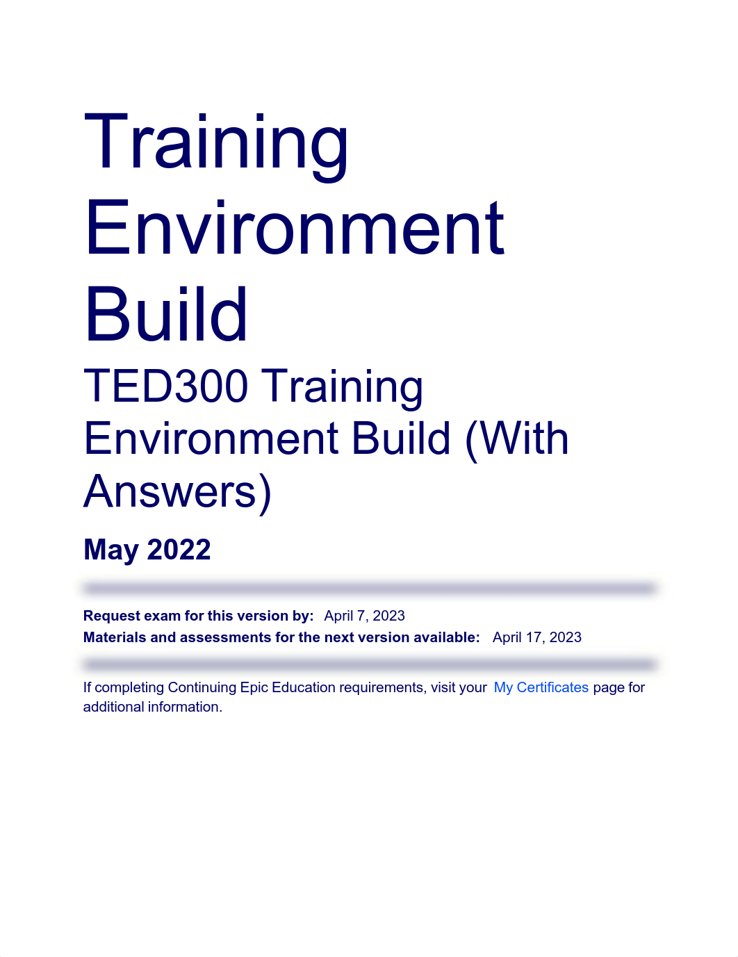 TED300 Training Environment Build (With Answers) (1).pdf_d6b11u65hir_page1