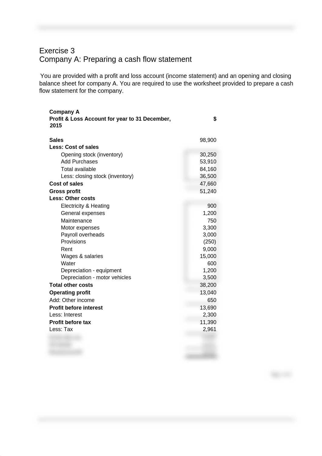 7. Preparing a cash flow statement  - Exercise 3_d6b1f7jaqrq_page1