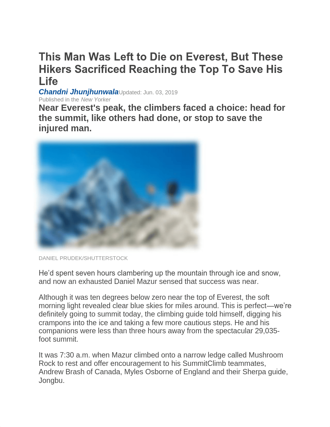 This Man Was Left to Die on Everest, But These Hikers Sacrificed Reaching the Top To Save His Life.p_d6b834l2qu6_page2