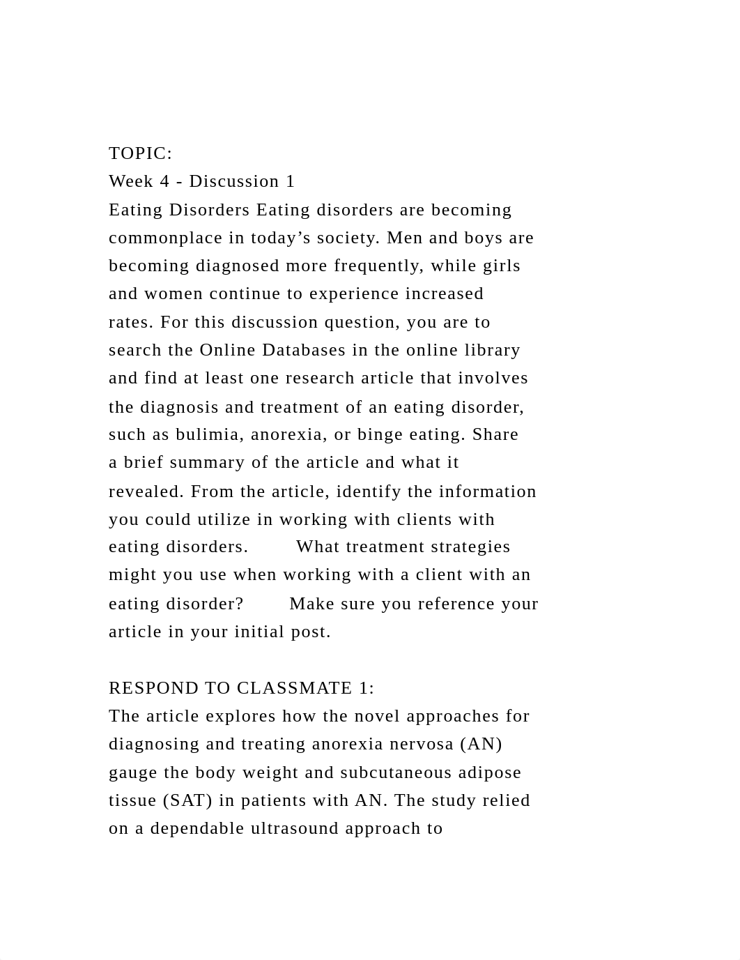 TOPICWeek 4 - Discussion 1Eating Disorders Eating disorders a.docx_d6bk6w7r0ou_page2