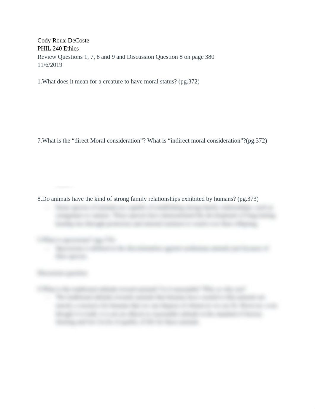 Chapter 12 Review Questions 1, 7, 8 and 9 and Discussion Question 8 on page 380._d6c3s3o4v5a_page1