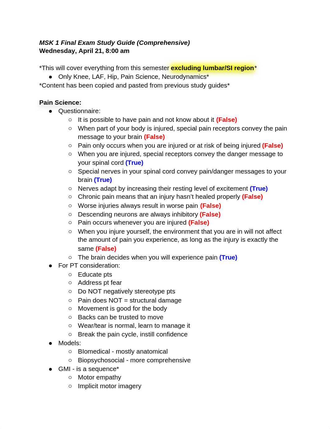 MSK 1 Final Exam Study Guide (Comprehensive) (1).docx_d6cctdr65uq_page1