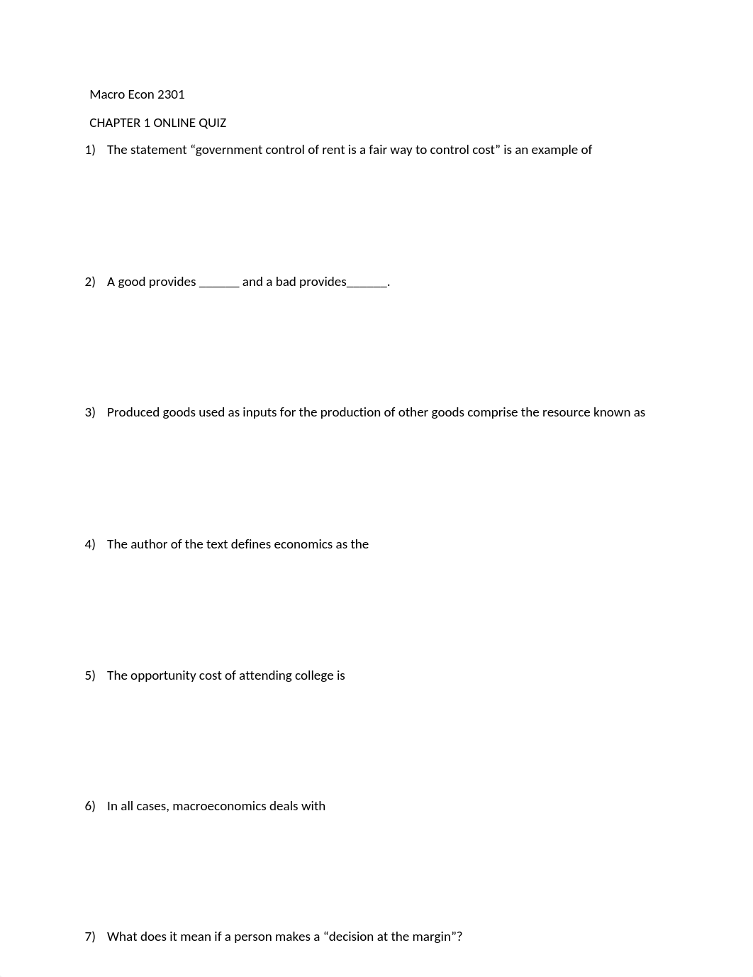 Macro Econ 2301 Chapter 1 Quiz.docx_d6criopd34j_page1