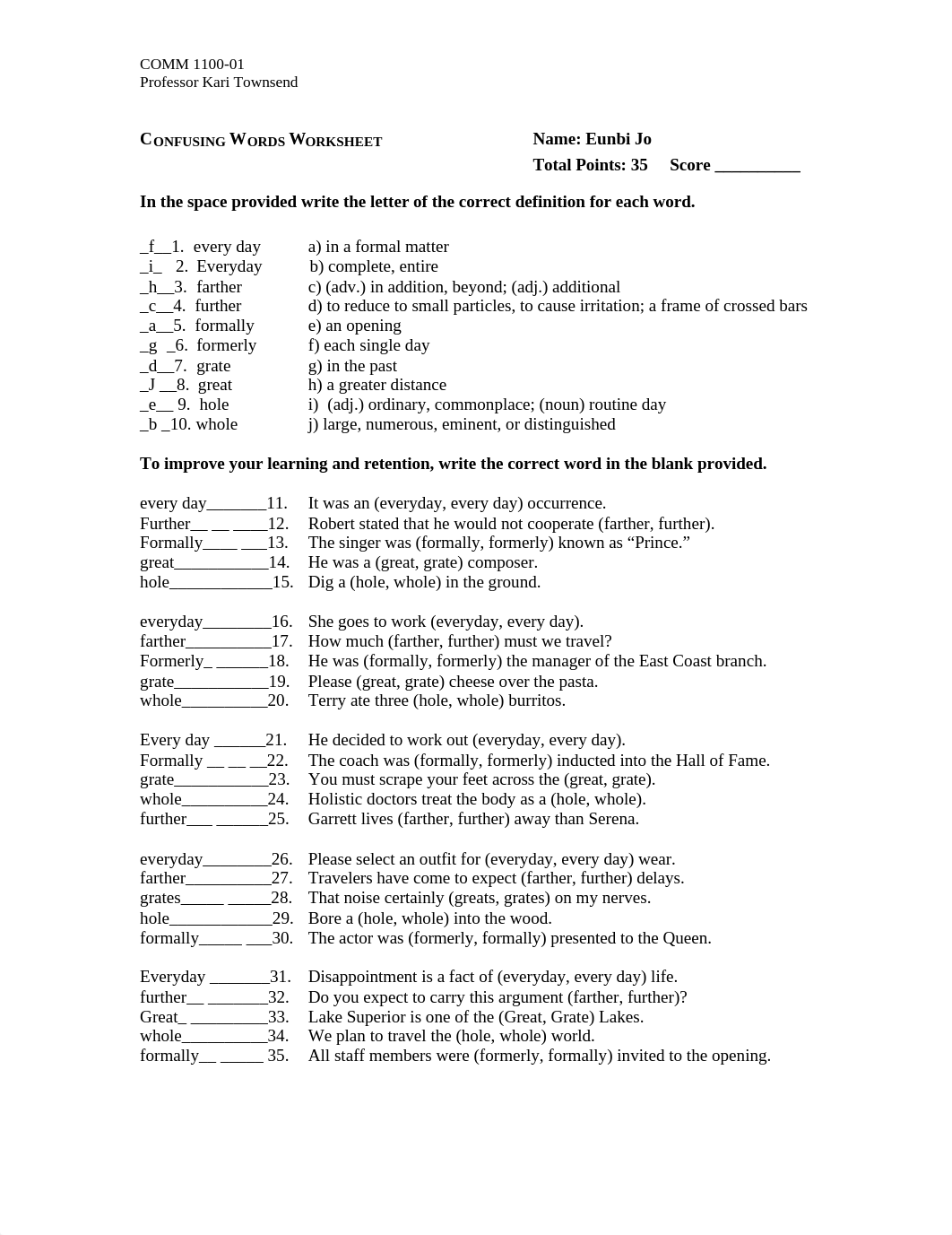 COMM 1100 Confusing Words Worksheet 1 .docx_d6crlb7a9nq_page1