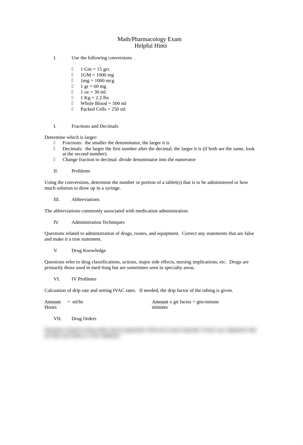 RHC Med Exam - Study Guide 07-07 (2).doc_d6cyvugrwxf_page1