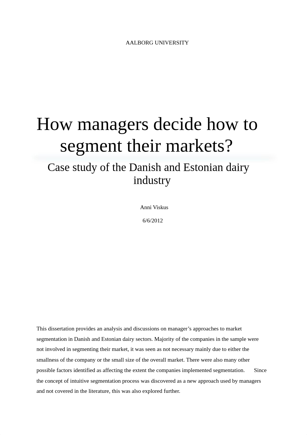 Master Thesis - Msc Int'l Bus - Determination on Market Segmentation.pdf_d6d5oxgzocc_page1