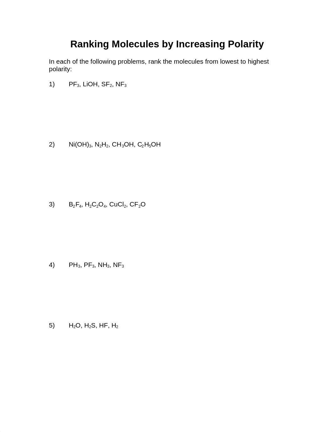 Ranking Molecules by Increasing Polarity_d6deywec7e9_page1