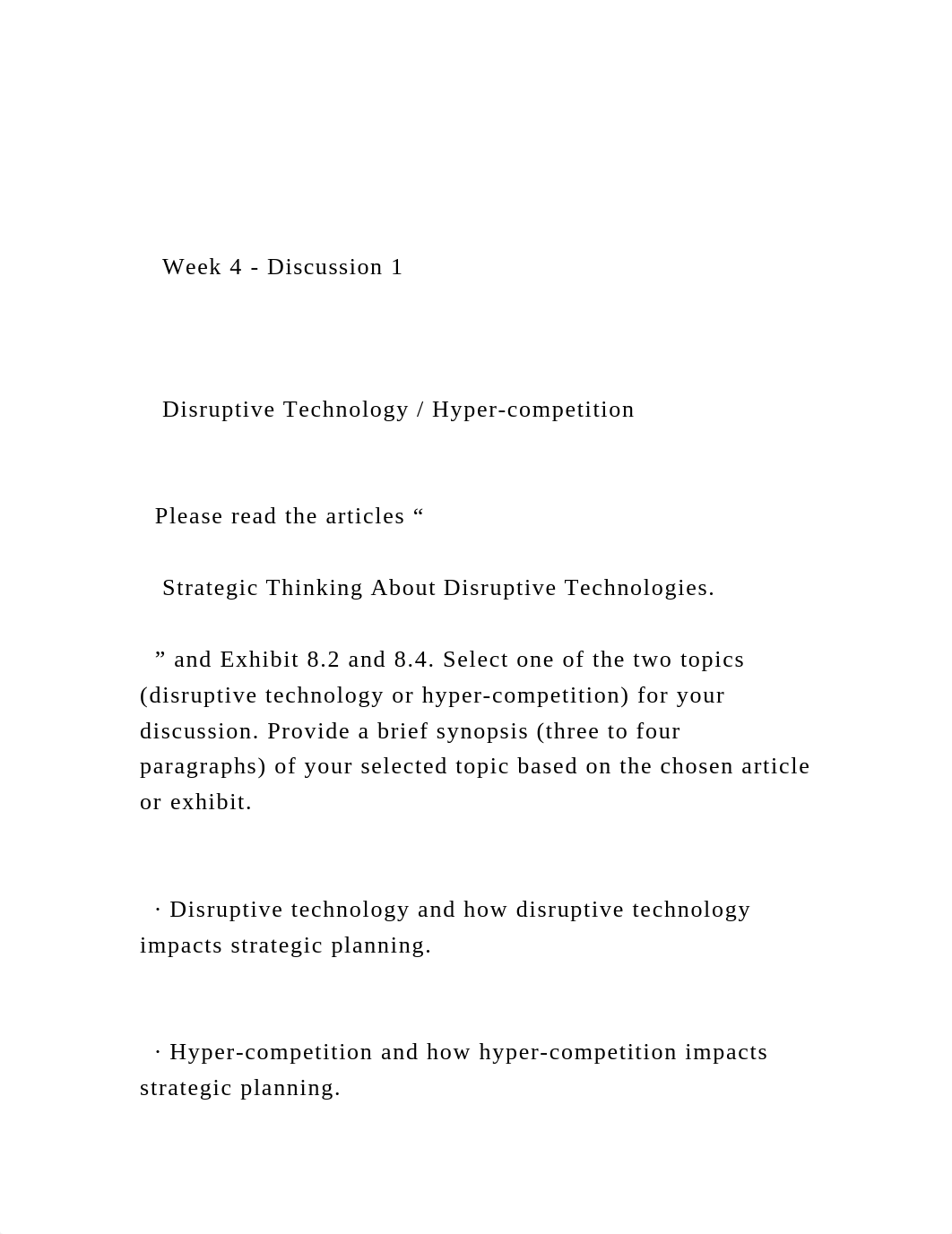 Week 4 - Discussion 1     Disruptive Technology  Hype.docx_d6dl5hamspp_page2