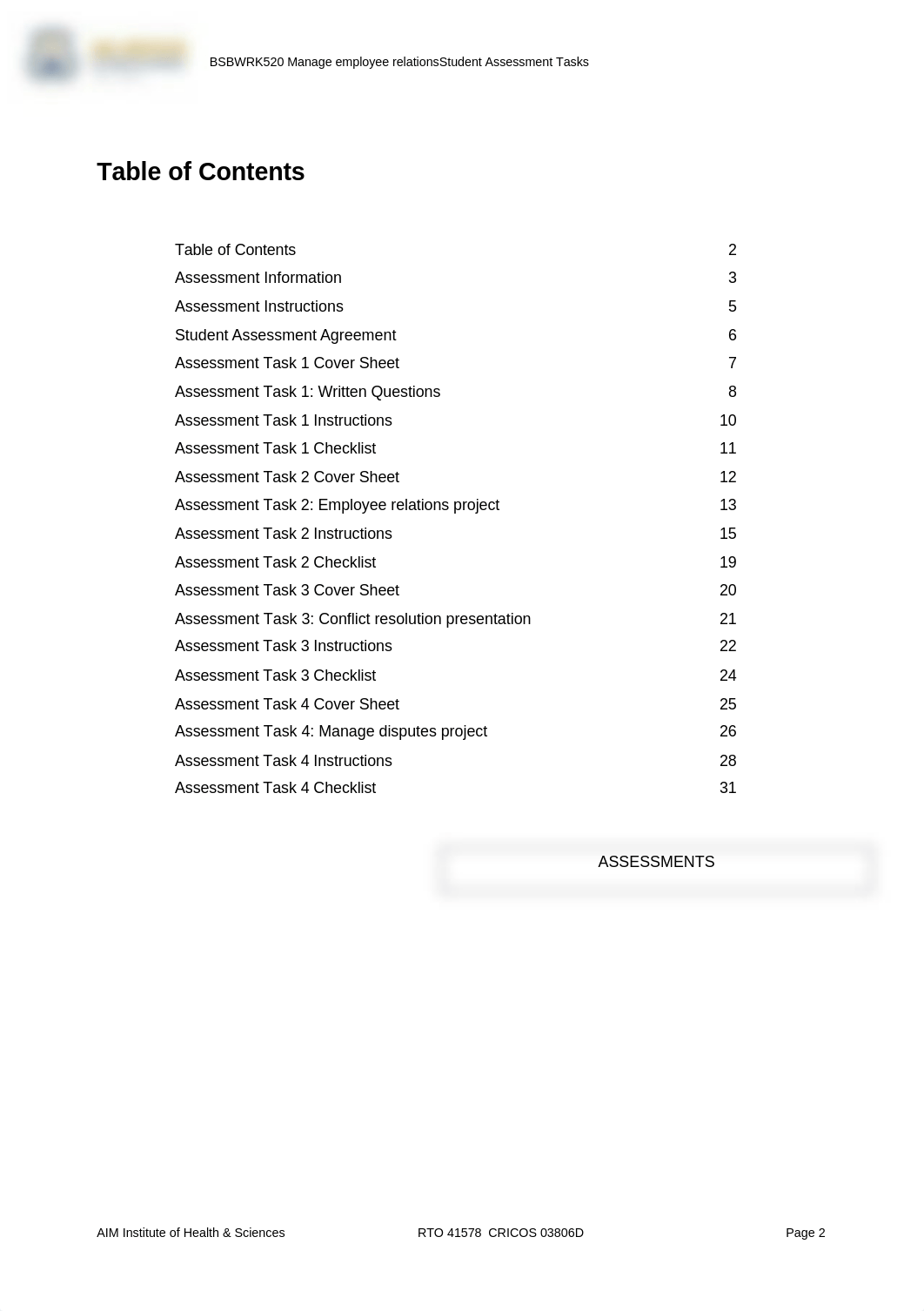 BSBWRK520 Student Assessment Tasks 05-03-20.docx_d6dmndsnc45_page2