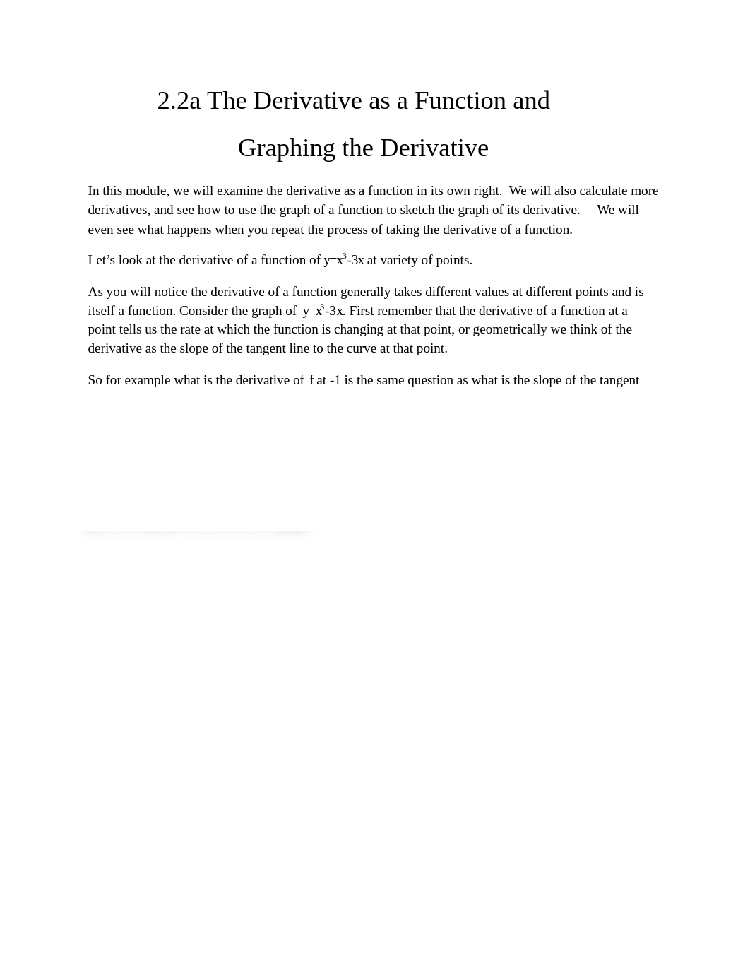 2.2a The Derivative as a Function and graphing the derivative.pdf_d6ds1d9v9bn_page1