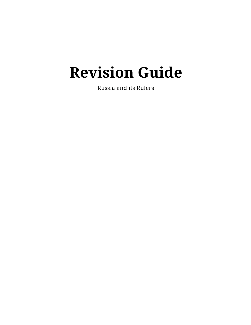 Ocr A Level History Revision Guide_ Russia and its Rulers, 1855-1964.pdf_d6ds2l9ll3z_page1