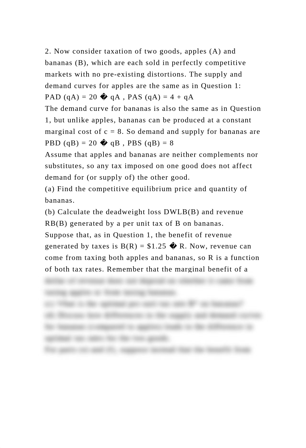 2. Now consider taxation of two goods, apples (A) and bananas (B), w.docx_d6dxa838xso_page2