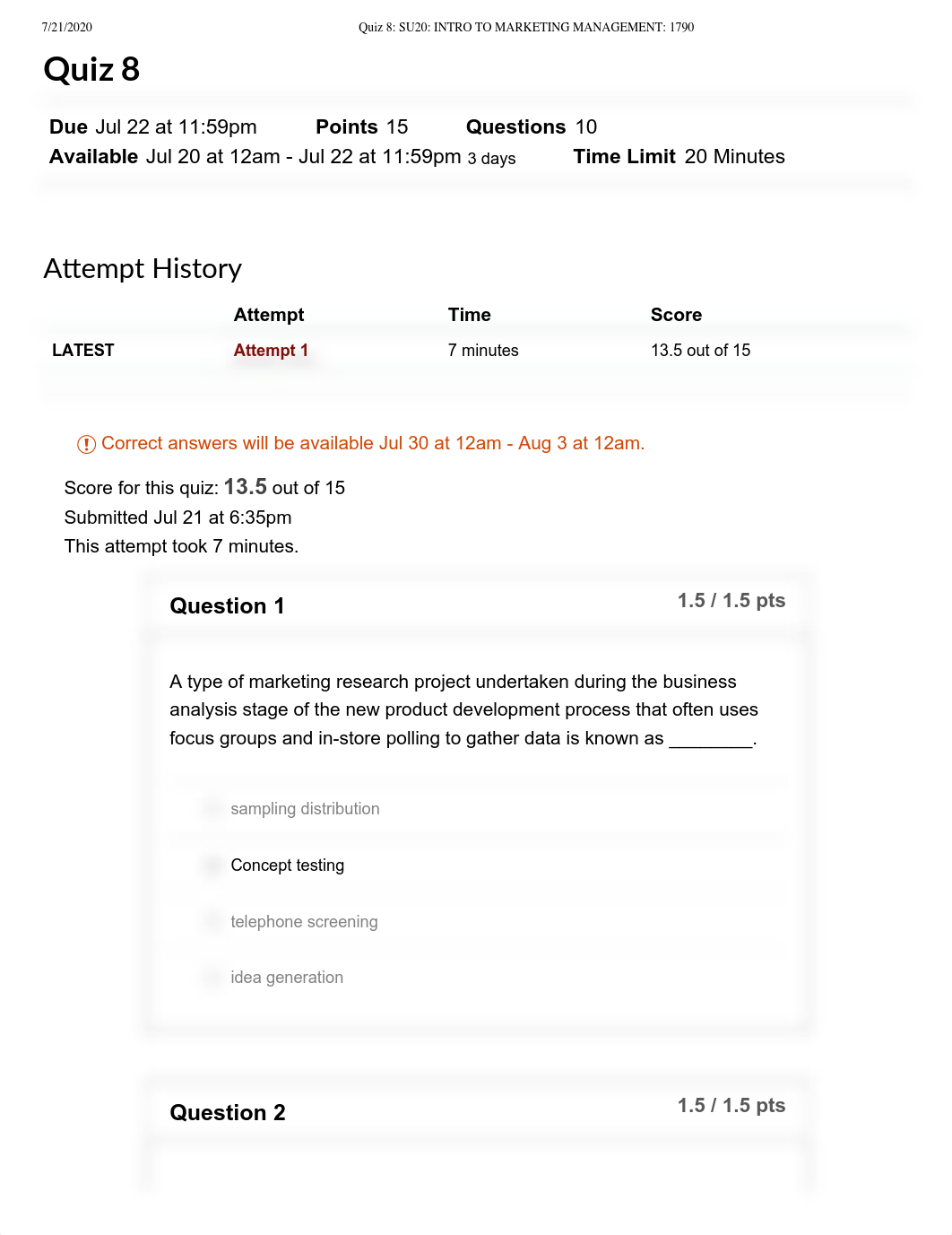Quiz 8_ SU20_ INTRO TO MARKETING MANAGEMENT_ 1790.pdf_d6dzcqljzx3_page1