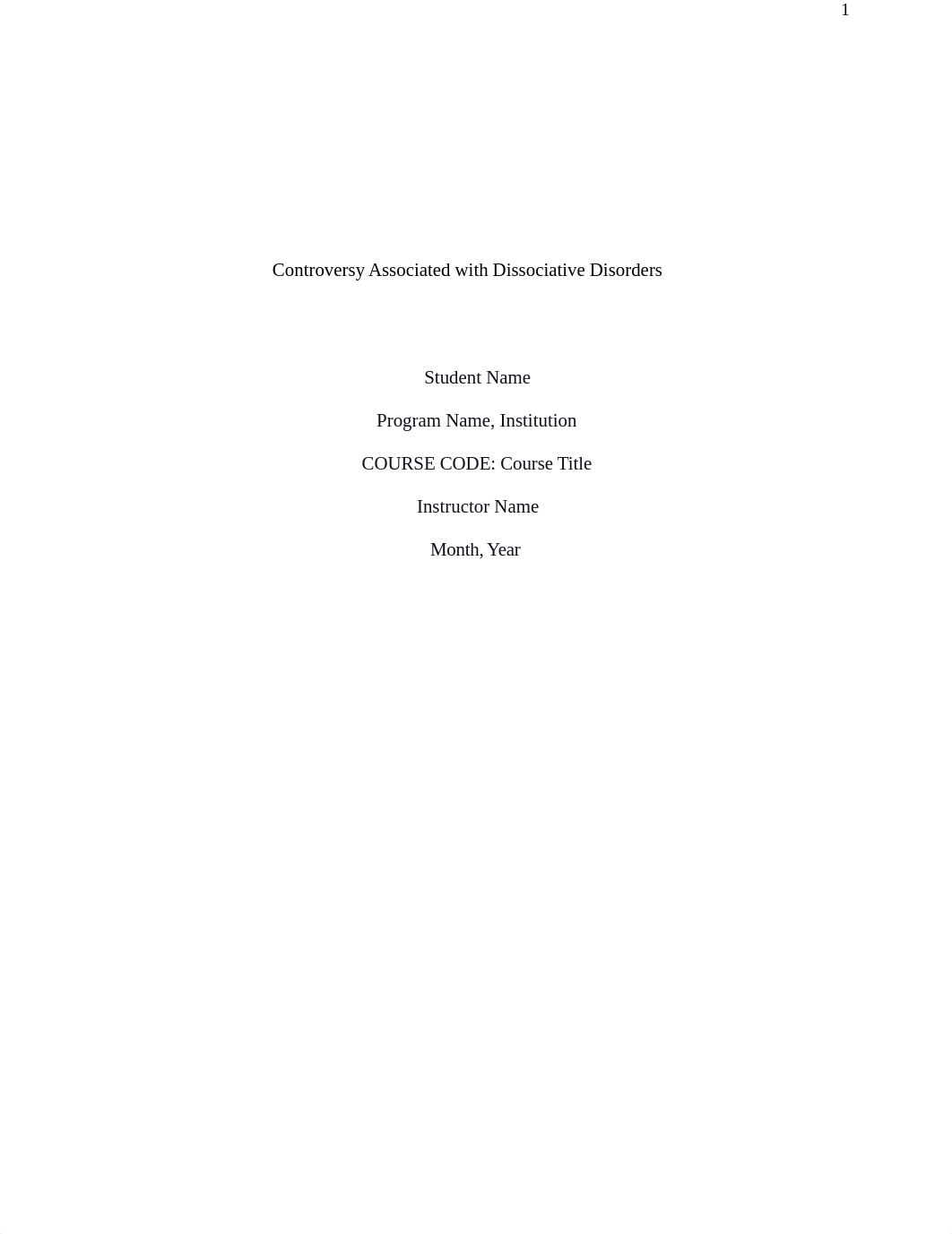 Controversy Associated with Dissociative Disorders.docx_d6eajyszo54_page1