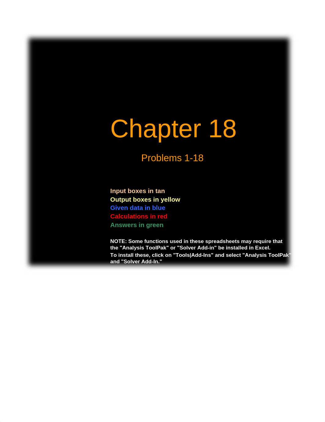 End of Chapter 18 Problems 118 (1).xlsx_d6eom0d7joj_page1