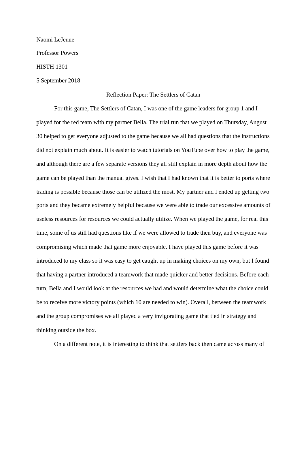 Reflection paper-The Settlers of Catan.docx_d6esgt1aif5_page1