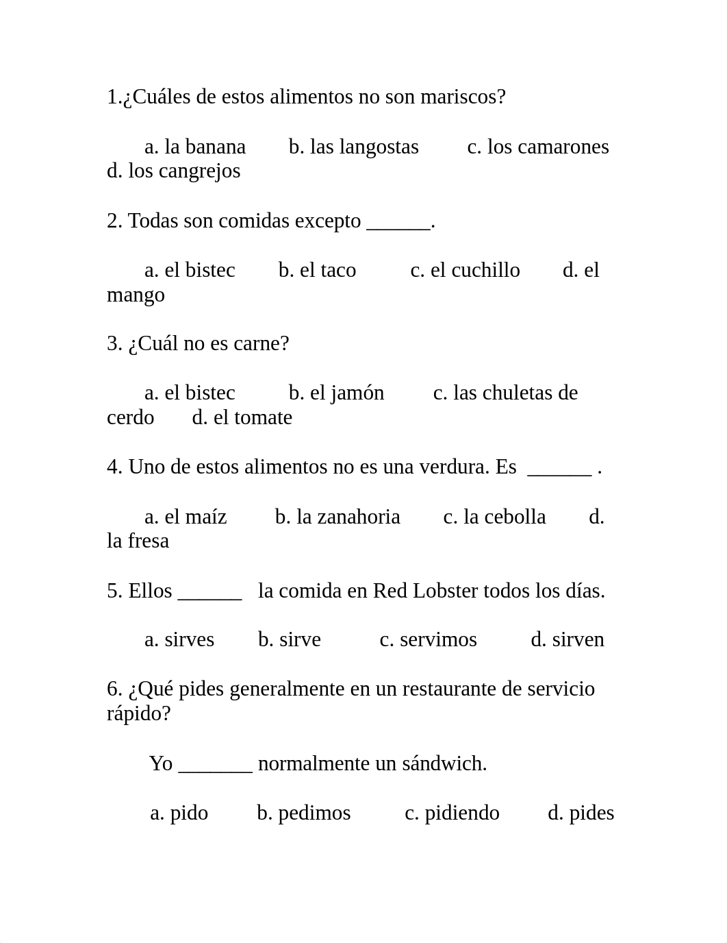 Span 102 Chapt 6 test Food and Drinks Spring 2021 Mid Term Exam (3).doc_d6f584qvsg1_page2