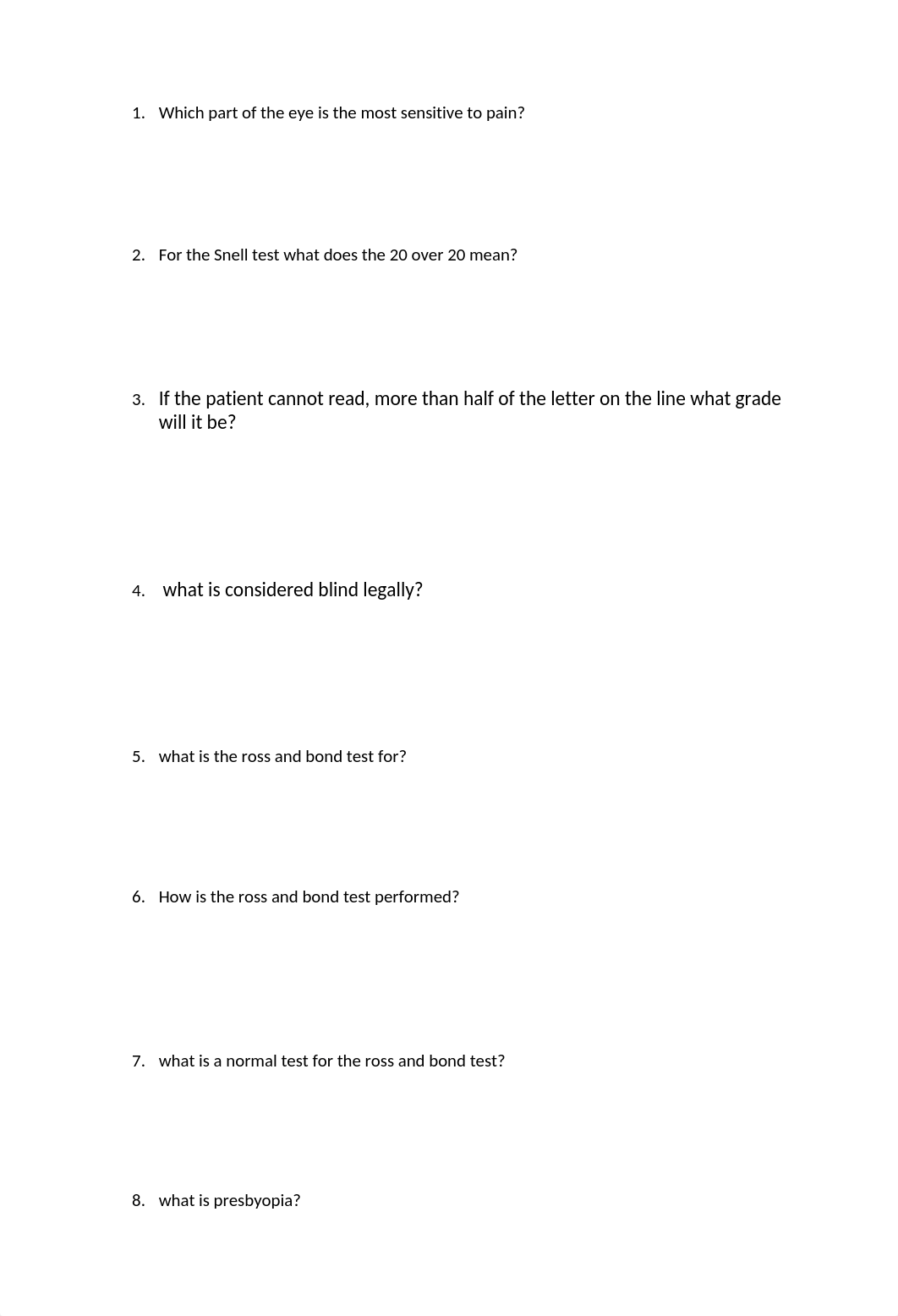 Which part of the eye is the most sensitive to pain.docx_d6fe0qj5hhv_page1