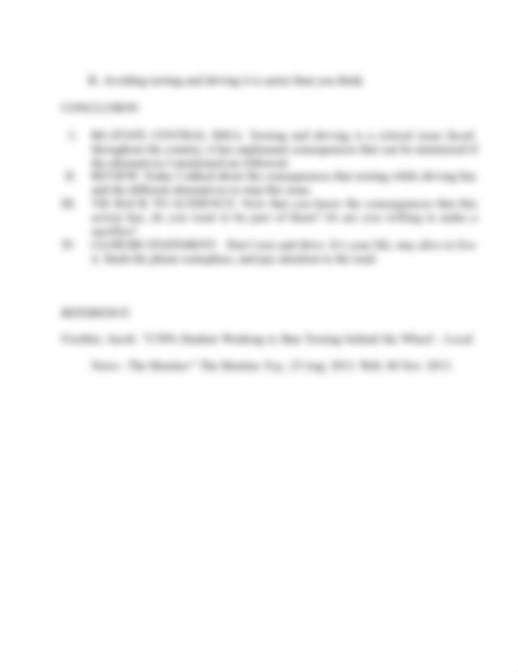 Prabhroop Singh - Texting & Driving Speech Outline.docx_d6fho0j3xj4_page2