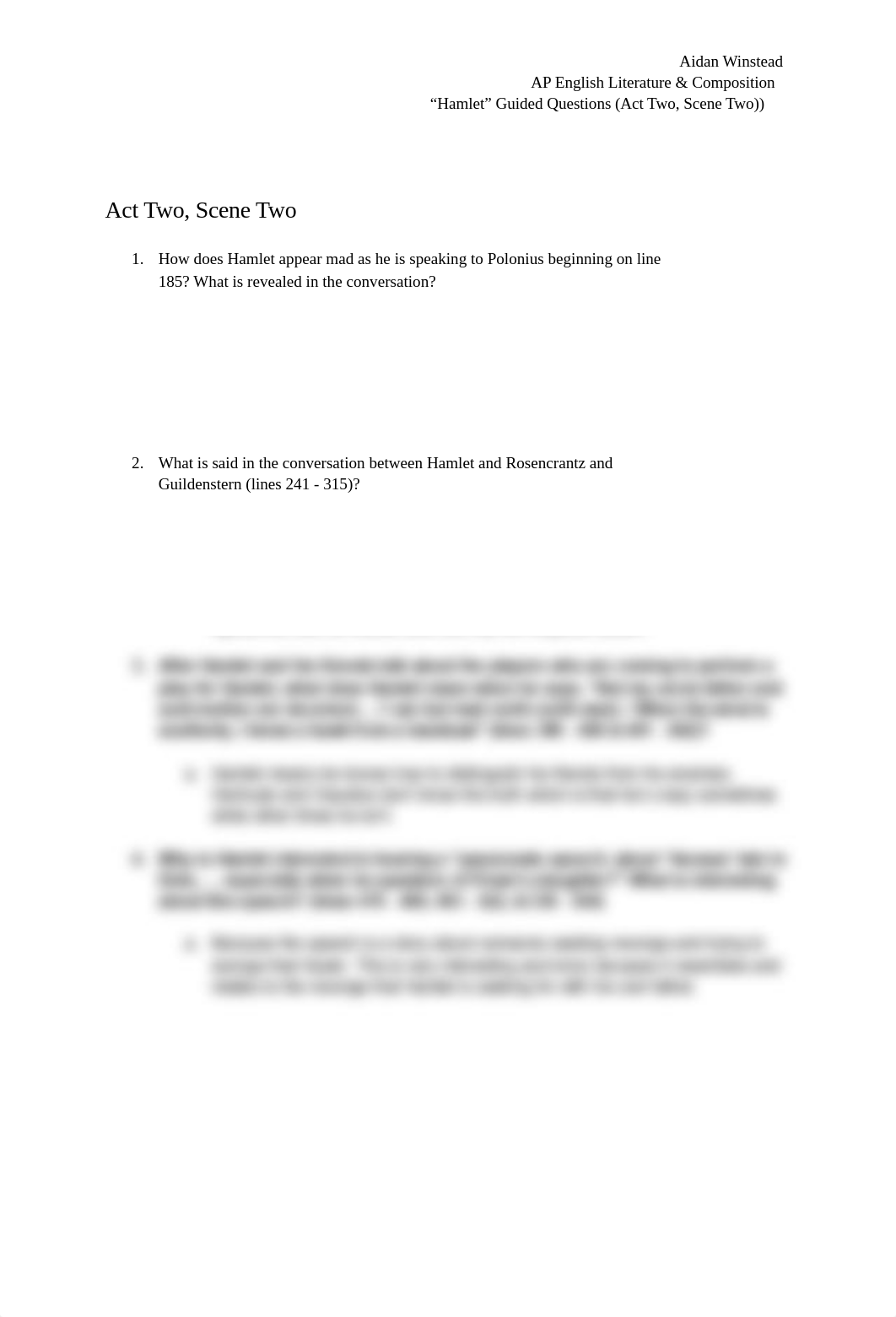 _Hamlet" Guided Questions (Act Two, Scene Two).pdf_d6fi6yicrmy_page1