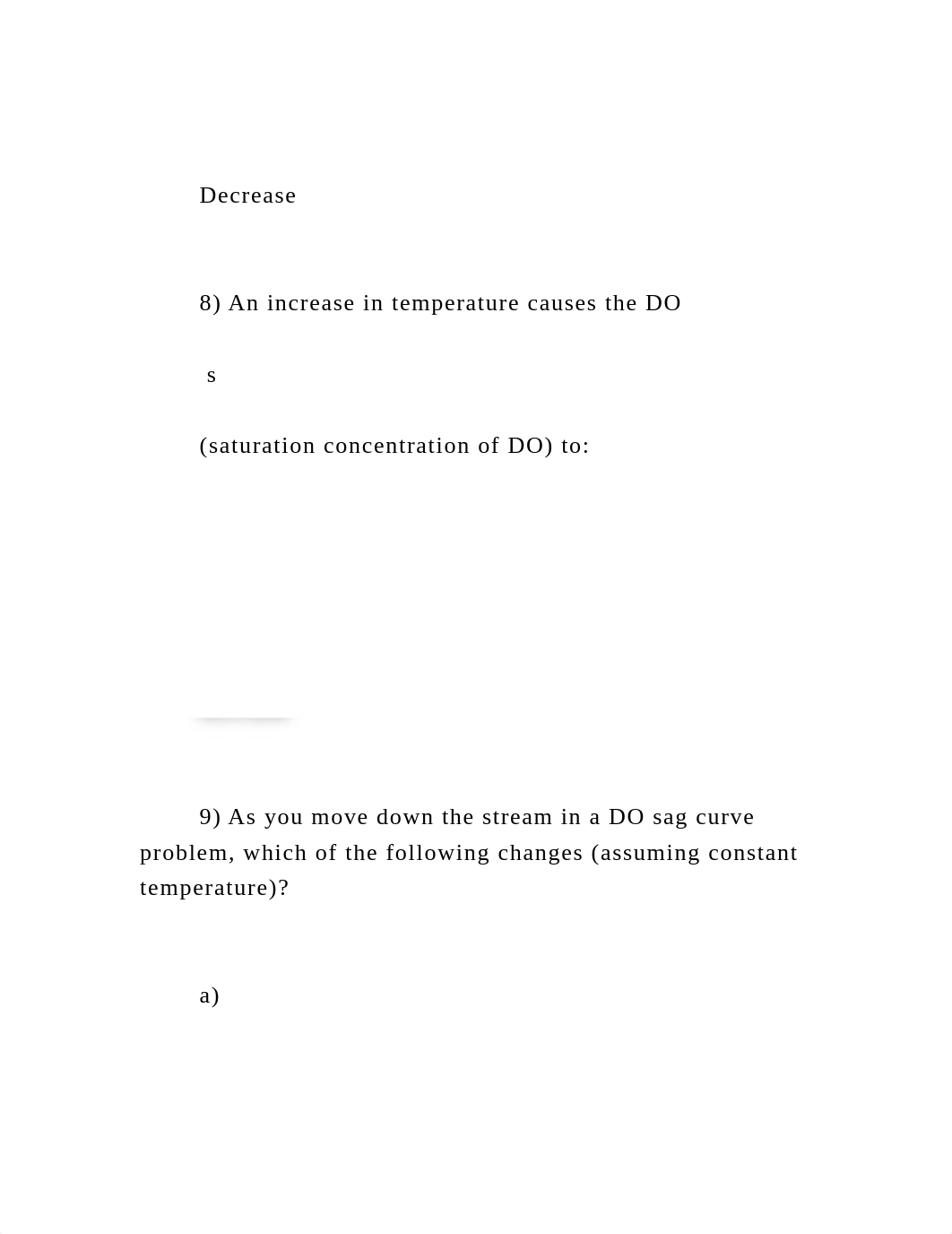 1) If the 5-day BOD of an undiluted sample is 5 ppm and the DO.docx_d6fj8kbh5q1_page5