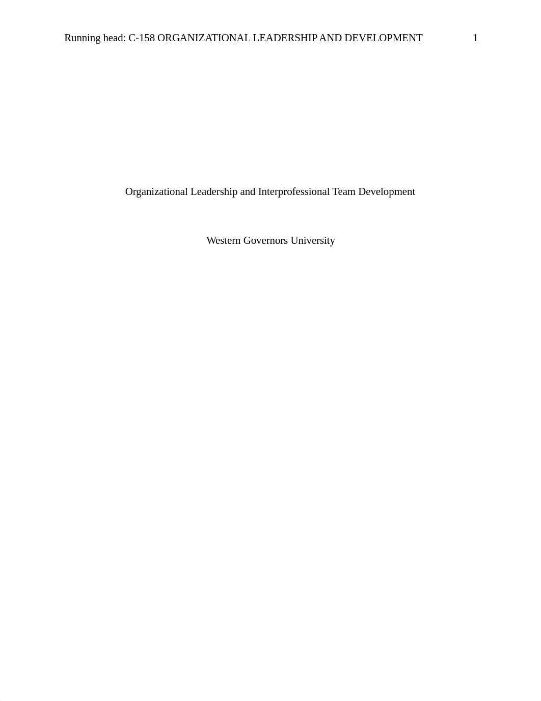 Organizational Leadership and Interprofessional Team Development 1.docx_d6fn7yfl8qo_page1