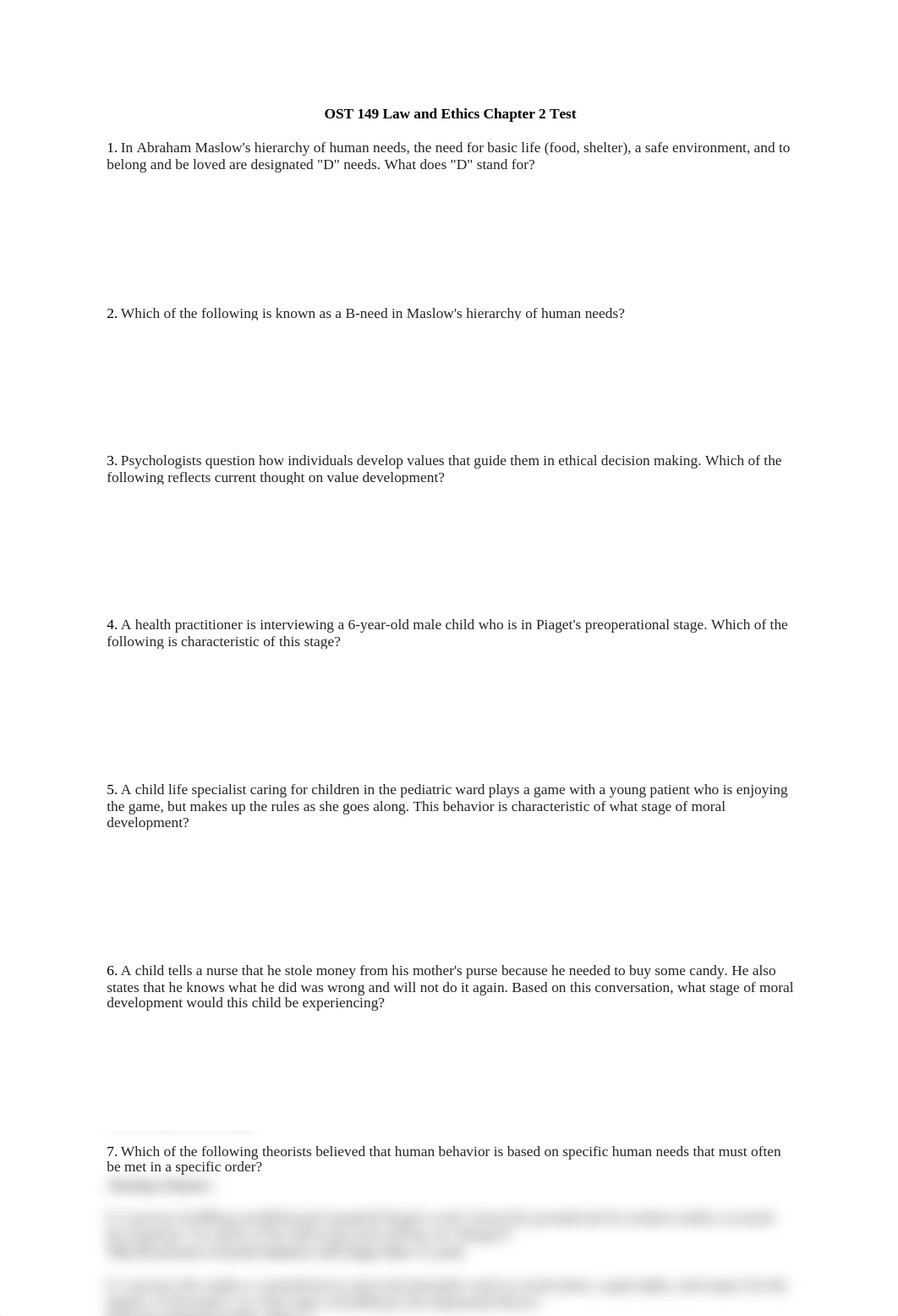 OST 149 Law and Ethics Chapter 2 Test.docx_d6fp2nbia89_page1