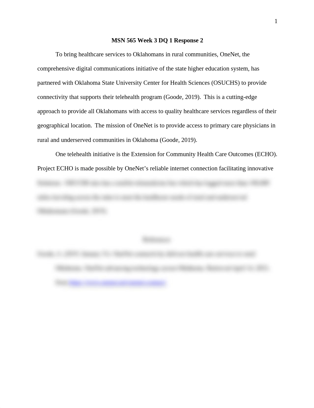 MSN 565 Week 3 DQ 1 Response 2.docx_d6frdyrrpo8_page1