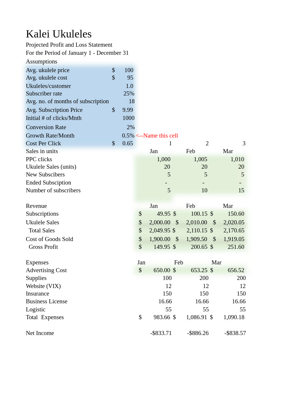 W05 Peer Feedback Expenses Section of Projected P&L BUS 180 Discussion Group koke.xlsx_d6fywmyox92_page1