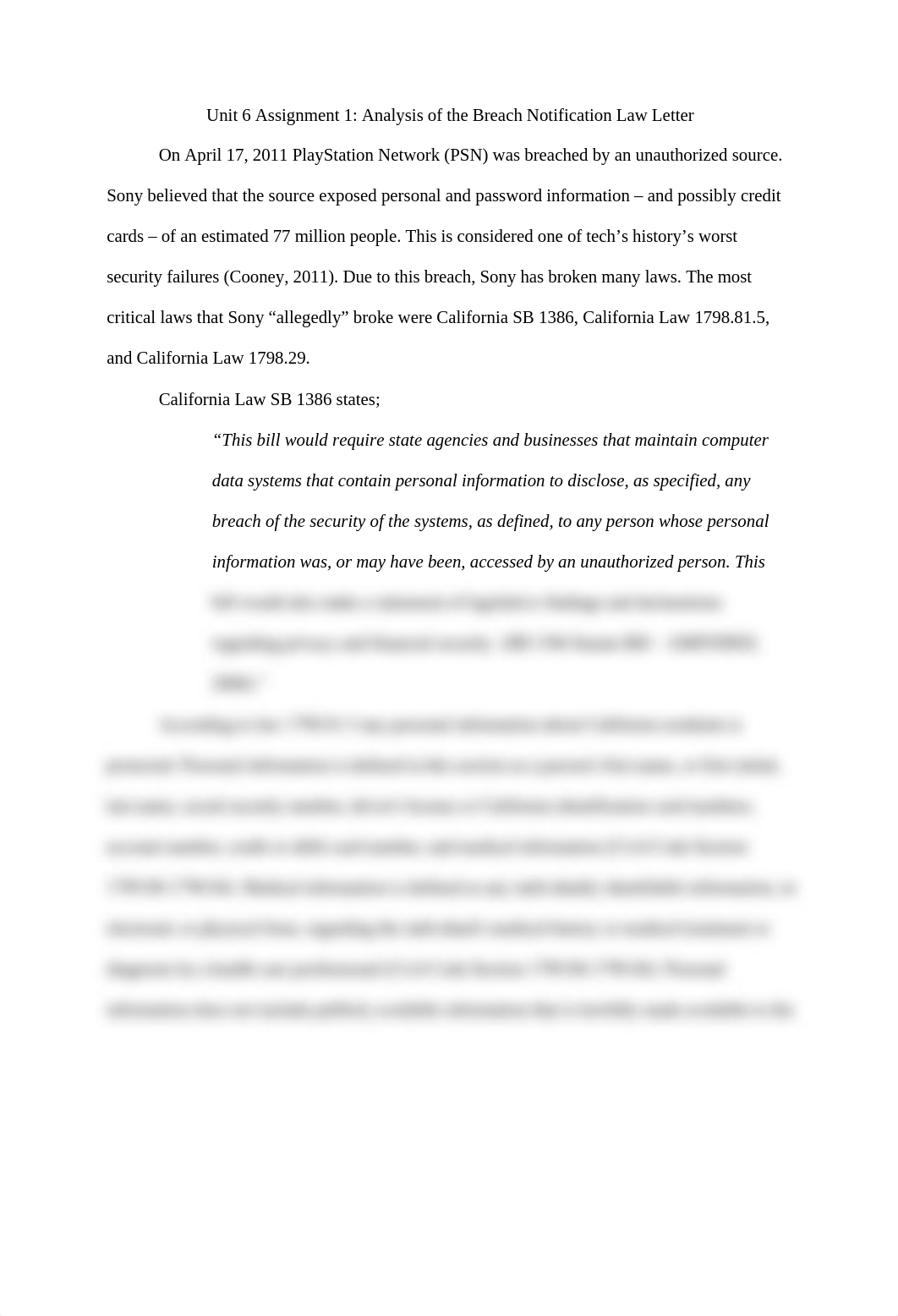 Unit 6 Assignment 1 - Analysis of the Breach Notification Law Letter_d6g49uoowpa_page2