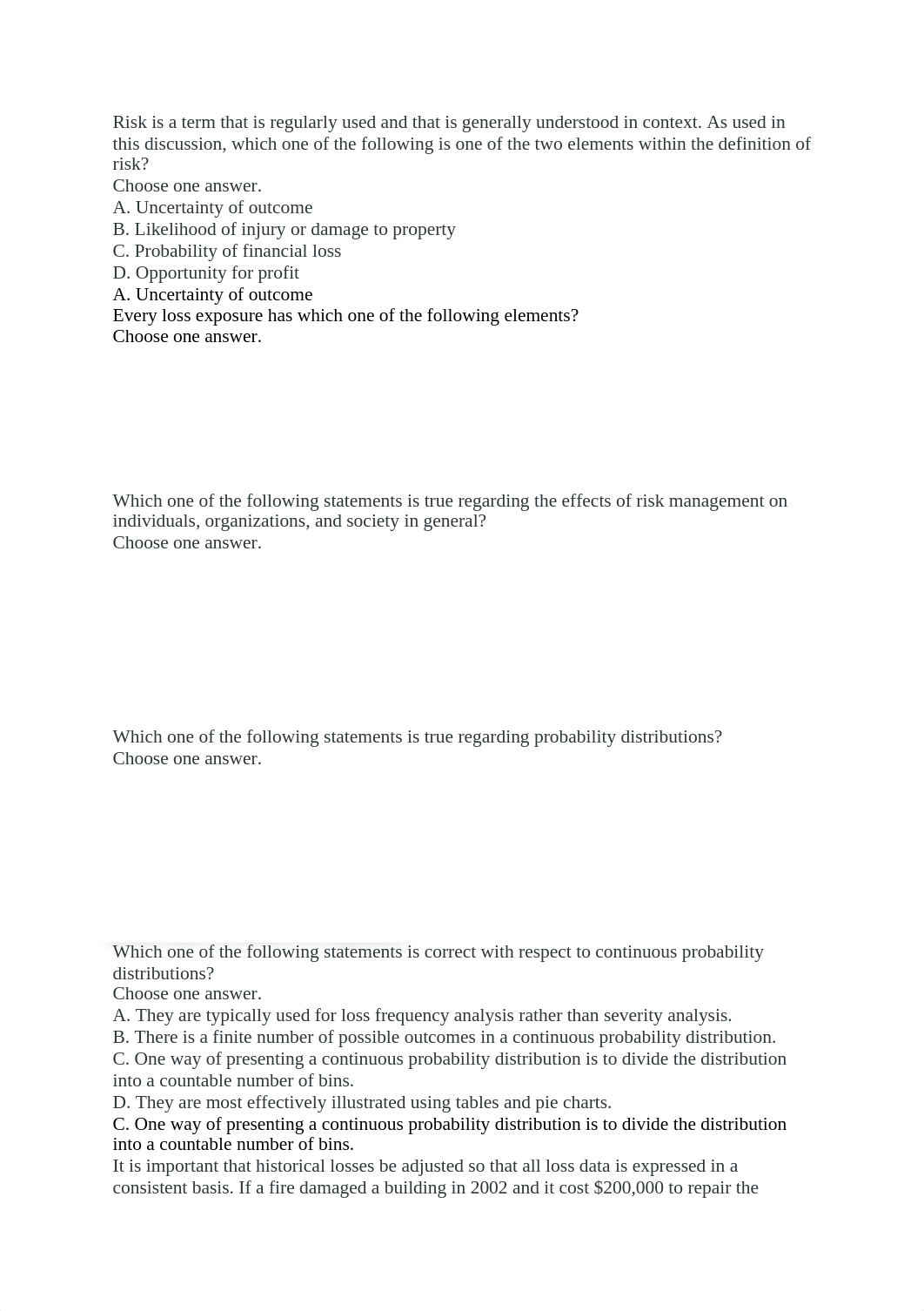 QUIZ 3 Risk is a term that is regularly used and that is generally understood in context.docx_d6gkoe28l1d_page1