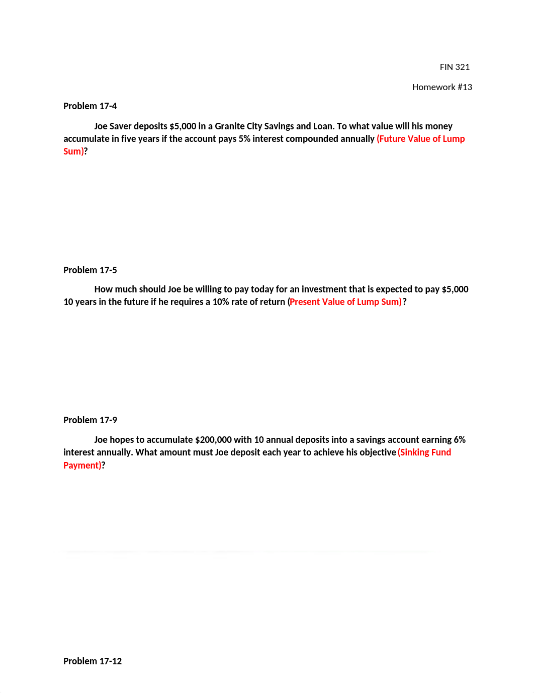 FIN 321 Homework #13.docx_d6gv8jbuzwx_page1