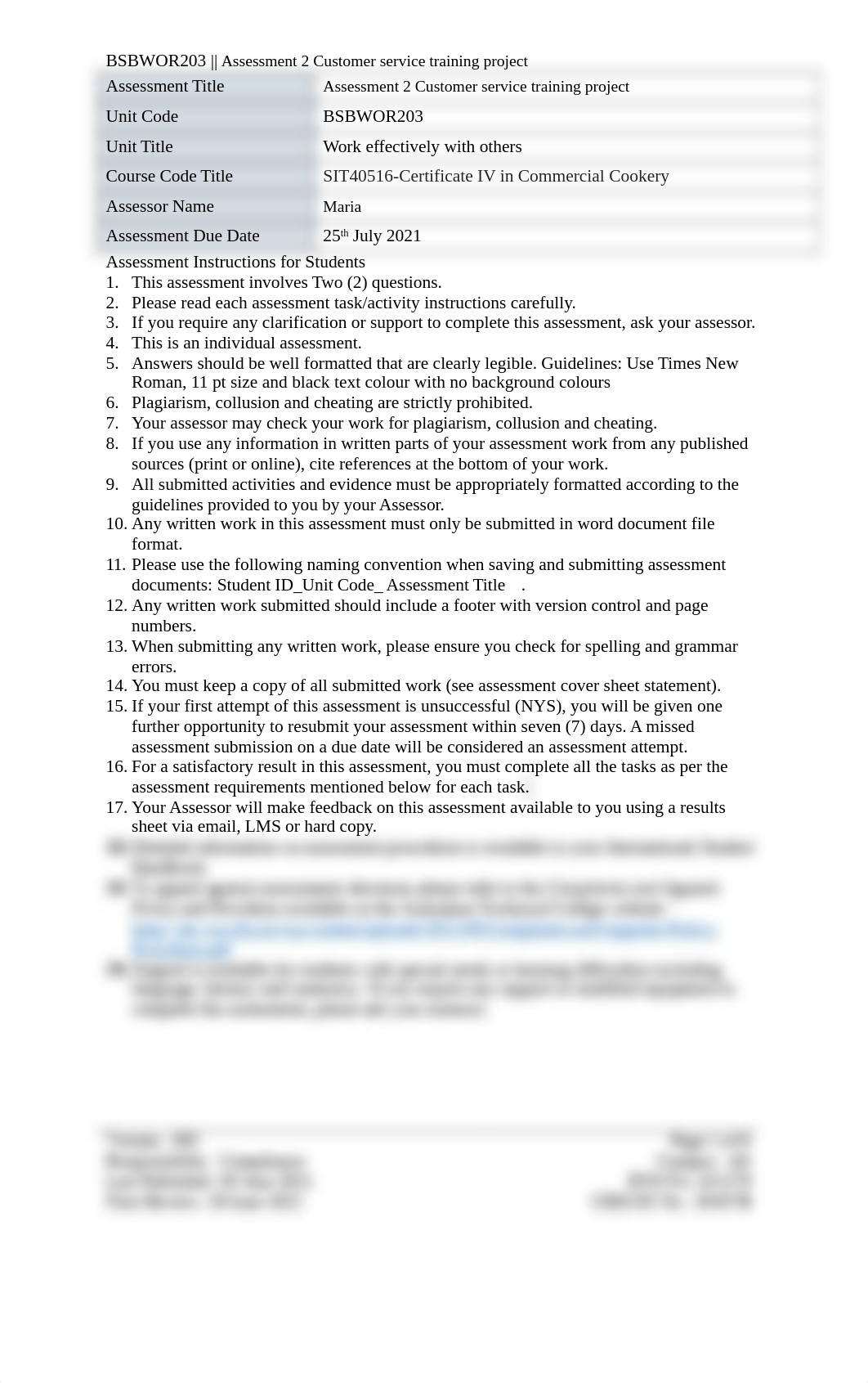 Assessment 2 - Customer service training project (1).docx_d6h1clsba9w_page1