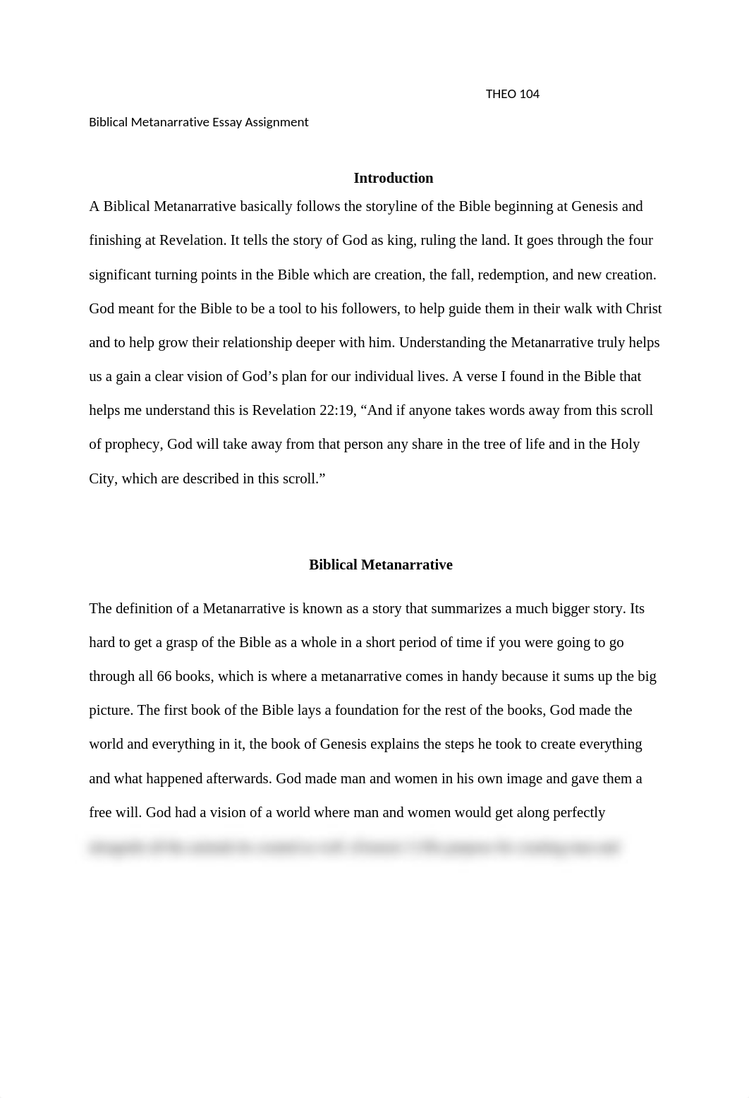 Biblical Metanarative essay Assignment .docx_d6h2p4qqh1n_page1