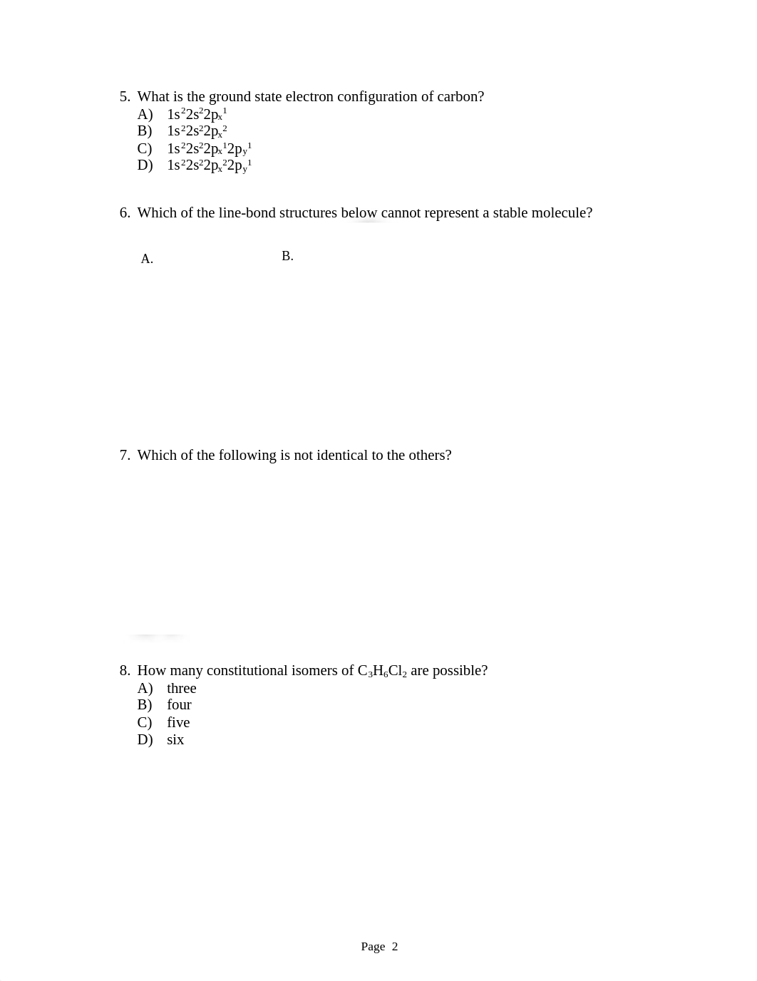 CHEM 2300 Sample Exam I.pdf_d6hcv1vfdmw_page2