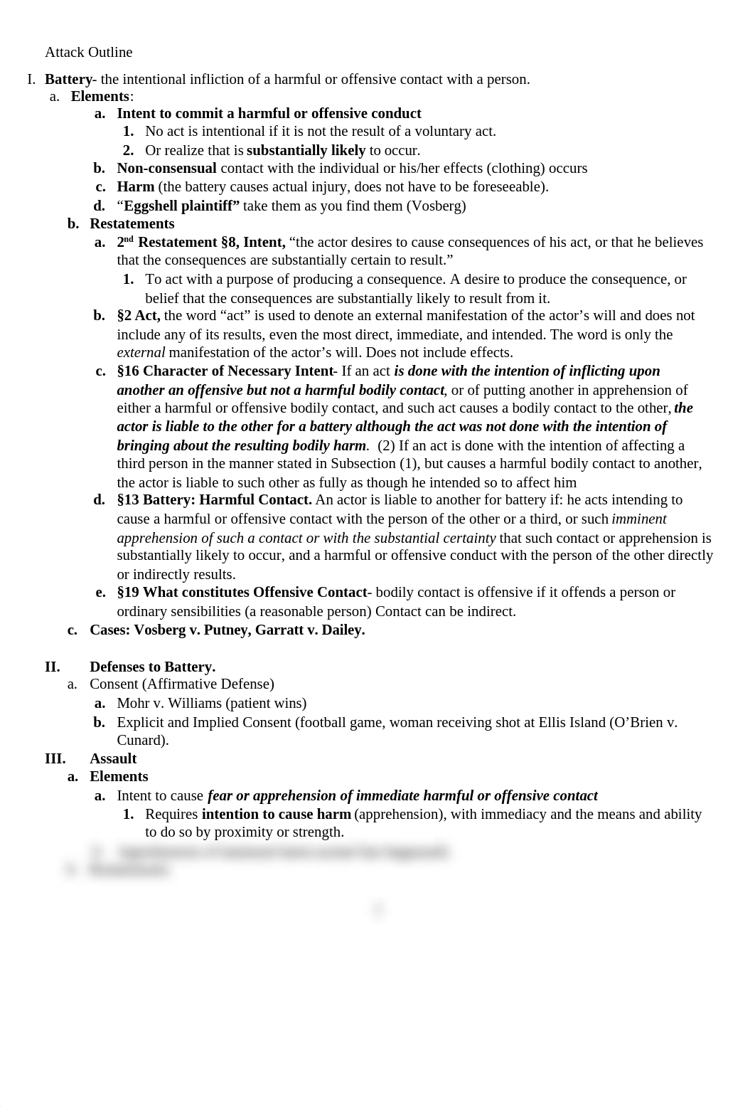 TORTS attack outline final.docx_d6hl1b9t4nm_page1