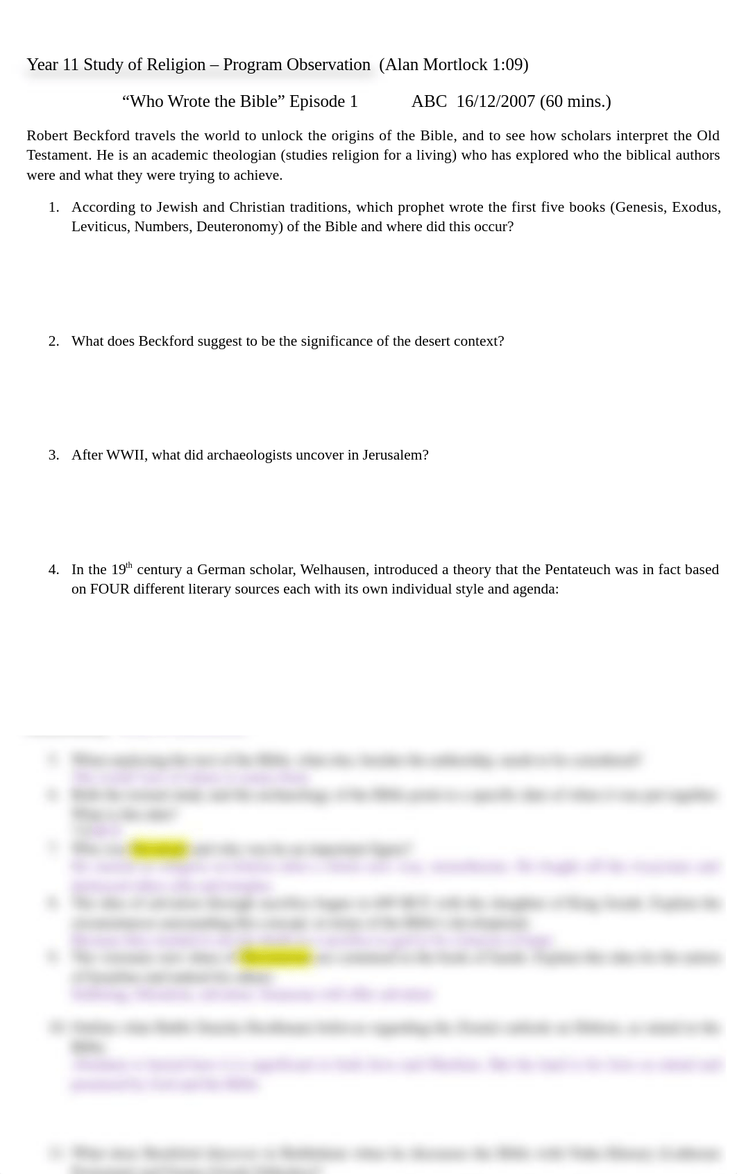 8.b. Who Wrote the Bible - worksheet questions.doc_d6hpv5jm57i_page1