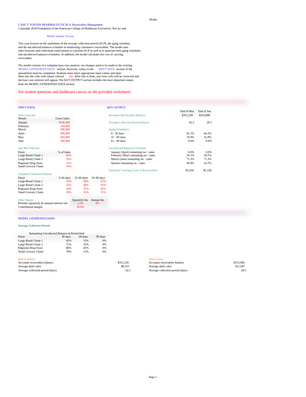 Case 27 Foster Pharmaceuticals - Team 9.xlsx_d6hws2px3bx_page1