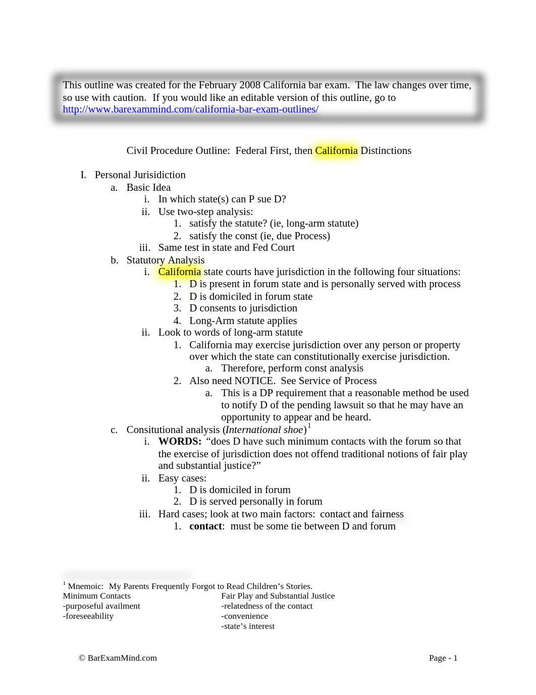 CAL Civil procedure outline.pdf_d6i5xd0k8pp_page1