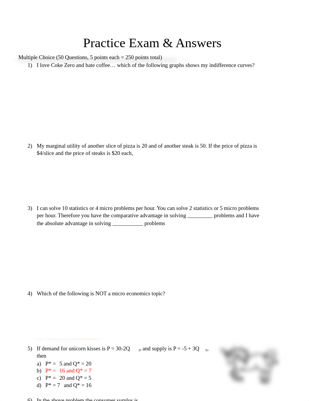 ECO102 Practice test and Answers Version #1_d6i7xmxmrhd_page1