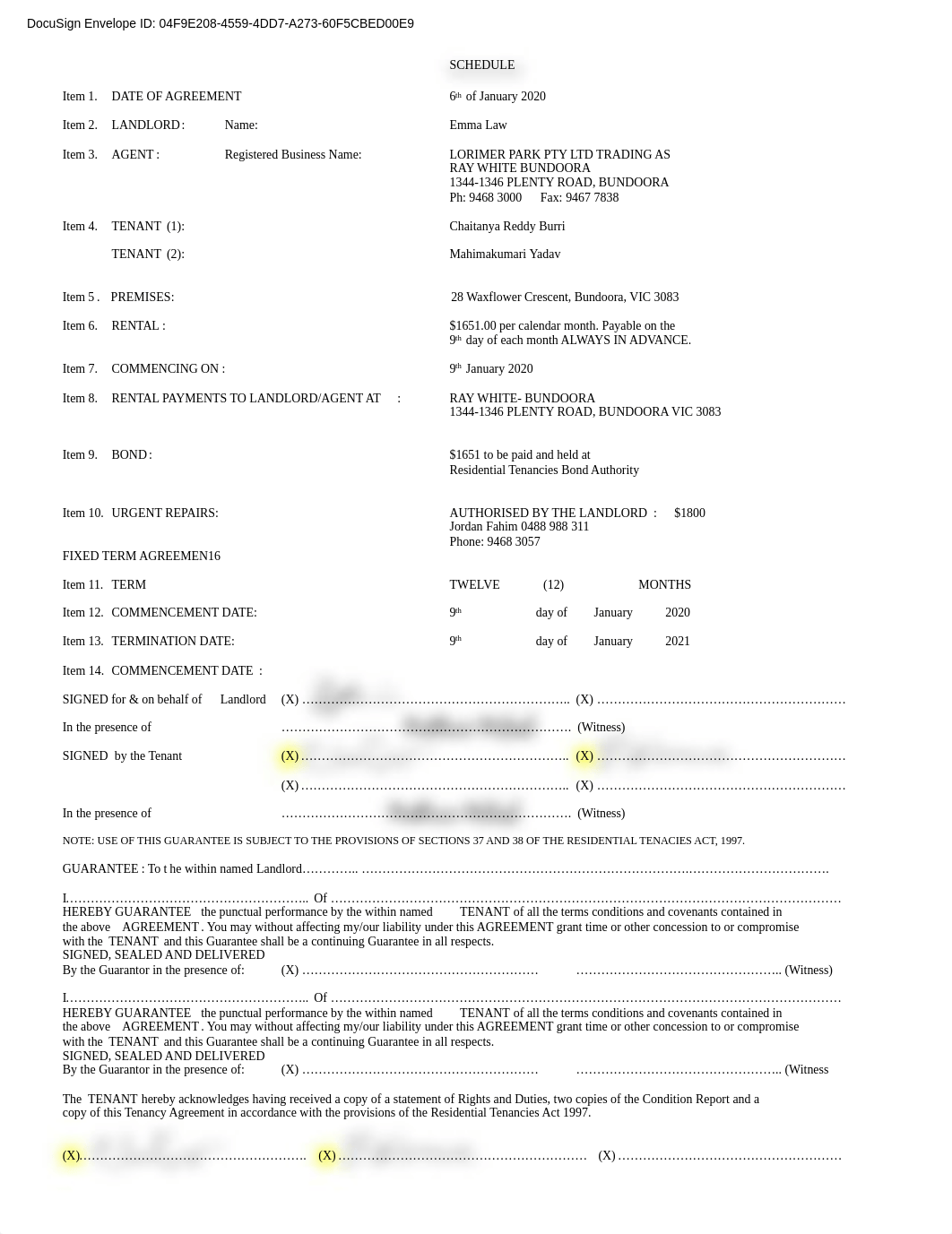 Lease Schedule & Agreement - 28 Waxflower Crescent.pdf_d6ifo3puizj_page1