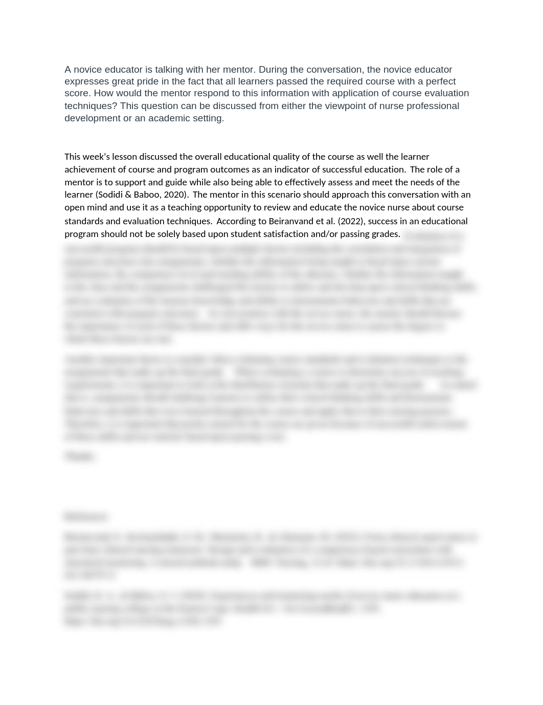 Week 2 Scholarly Discussion Course Evaluation.docx_d6il77zwfwx_page1