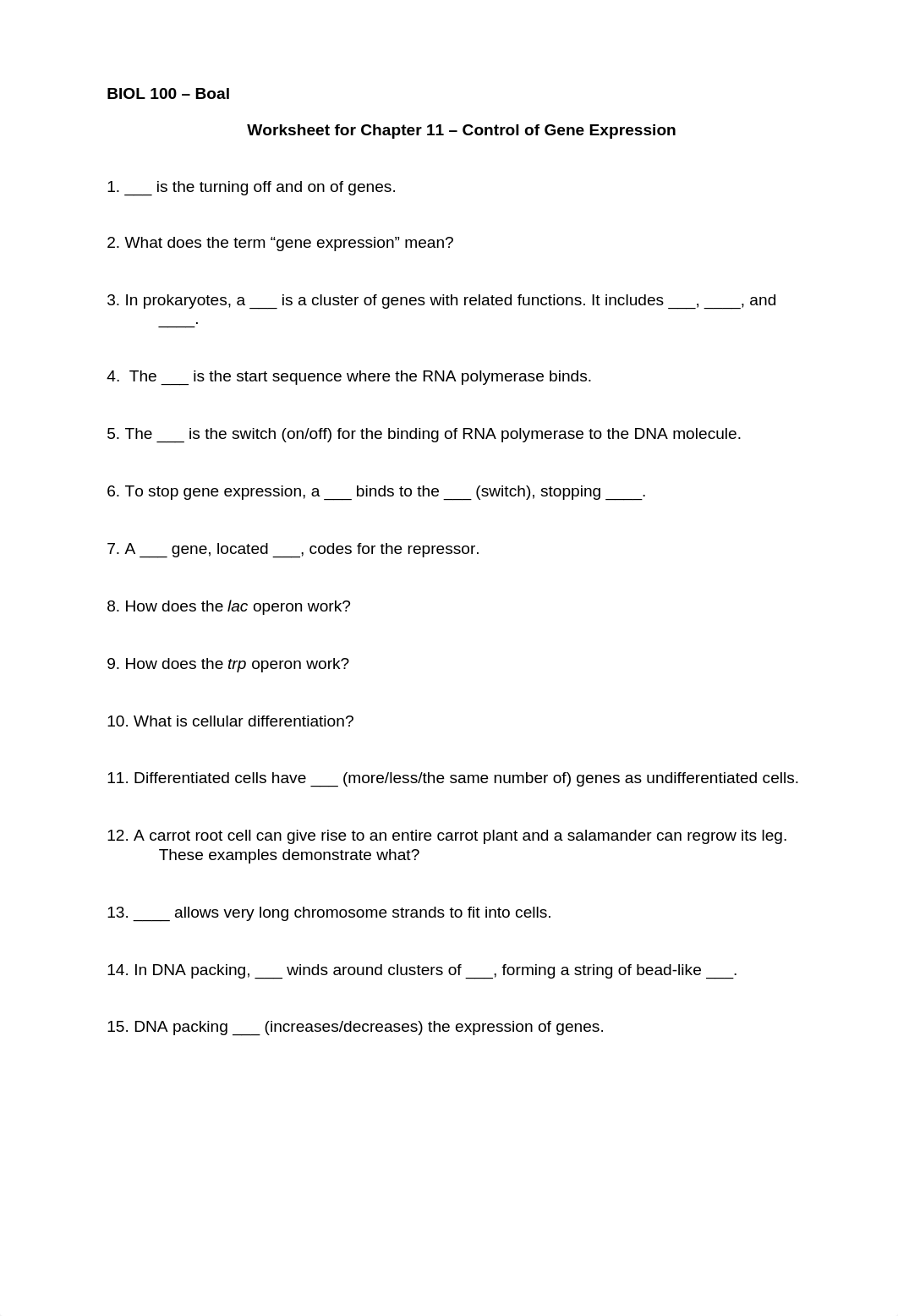 ch 11 - control of gene expression - worksheet - class_d6innn4z0m2_page1