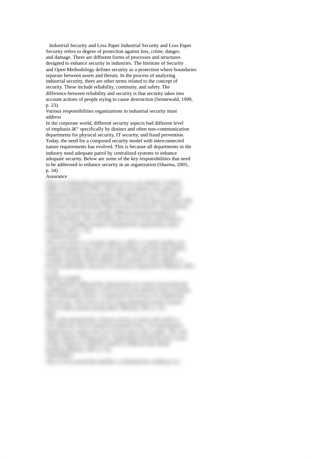 Industrial Security and Loss Paper essay.doc_d6isjmt44x4_page1